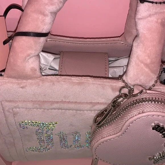 Juicy couture 3 piece purse set with everything! - Picture 6 of 8